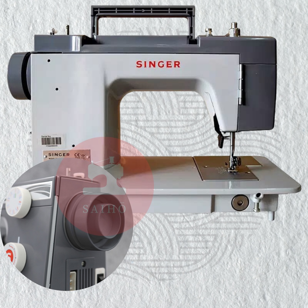 SINGER Flatbed 984 - Mesin Semi Portable Bodi Besi (Head Only)