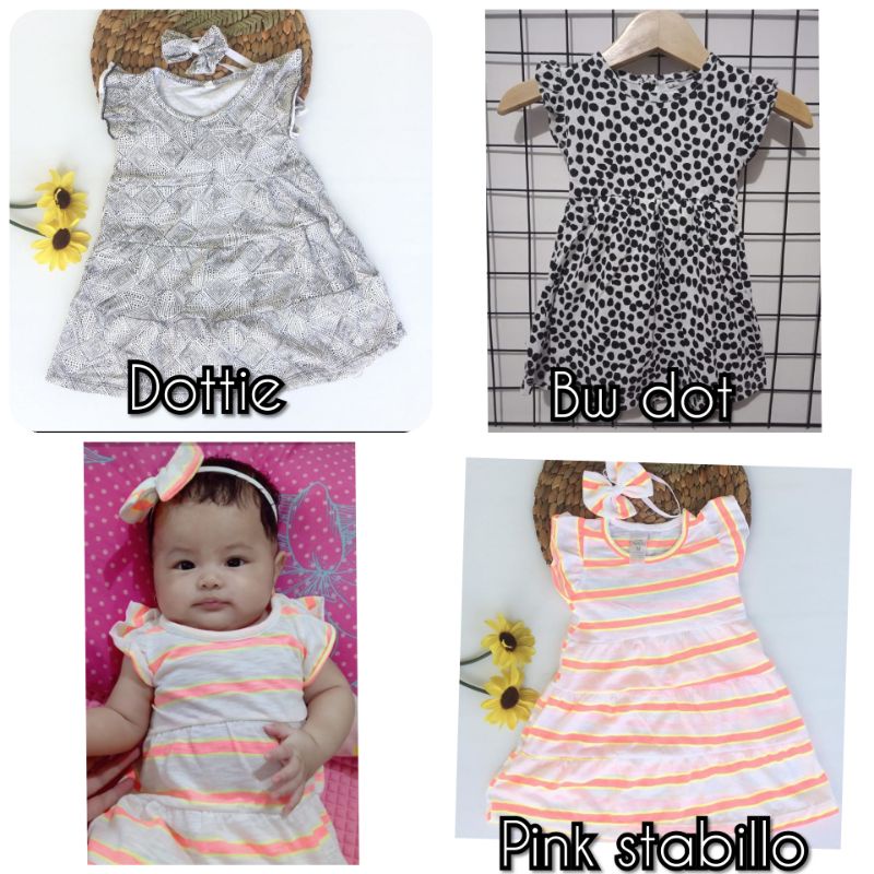 Baju Bayi perempuan Dress baby with bando