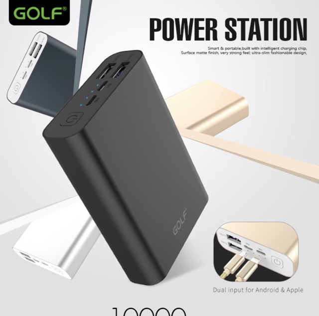 Quick Charge Powerbank Golf P13