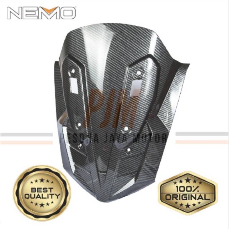 Cover Tameng Depan Nmax New 2020-2022 Karbon Original Merk NEMO