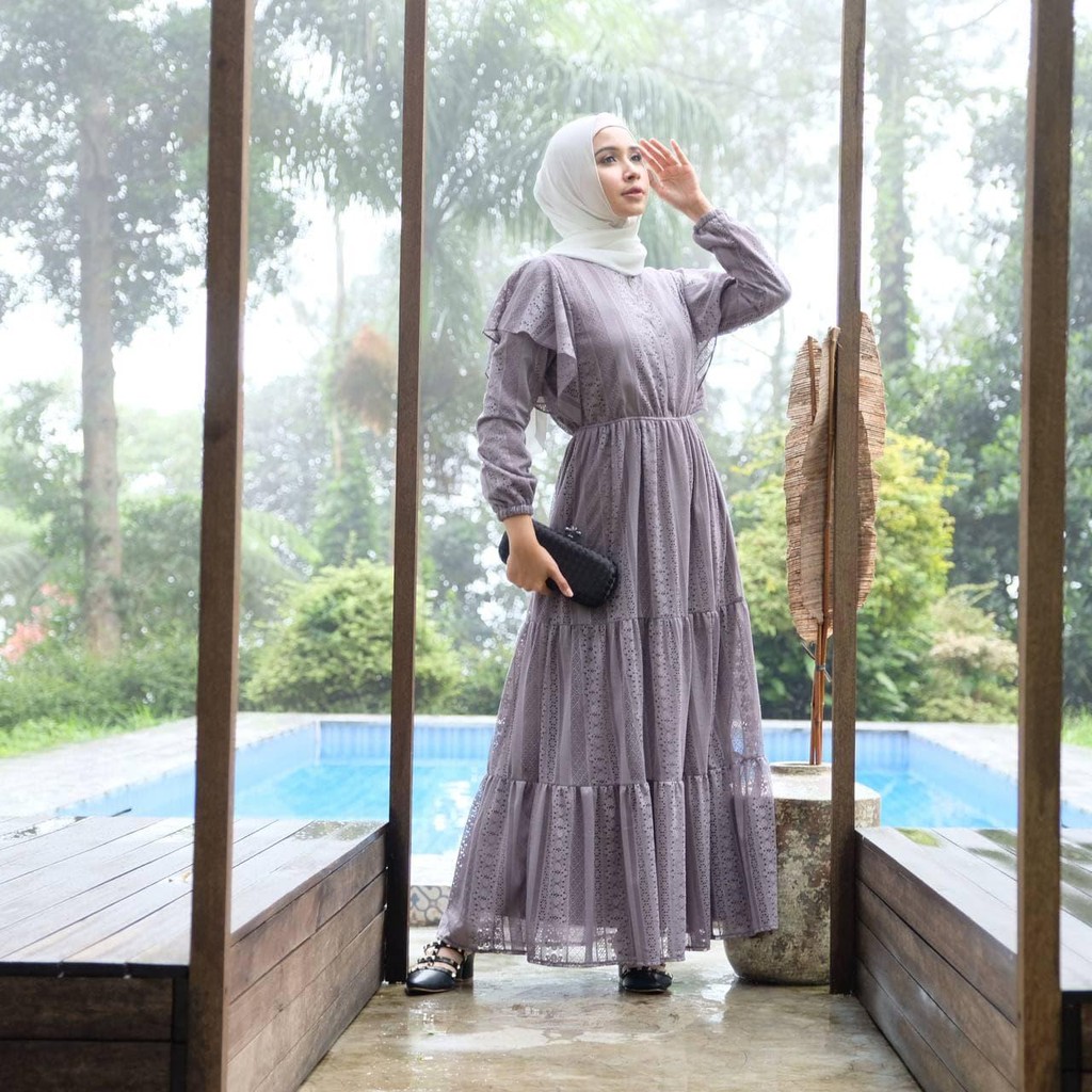 MARIZHA BRUKAT DRESS/DRSS BRUKAT ld 100/DRESS MATERNITY/GAMIS BRUKAT/GAMIS KONDANGAN