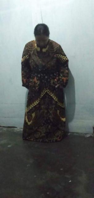 Batik Couple Keluarga Sania Ruffle Ori Ndoro Jowi Kupu Kuning