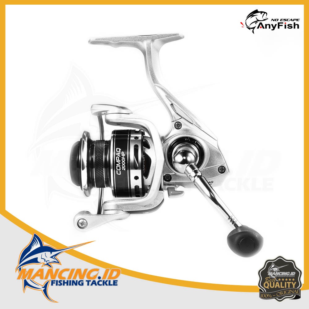 Anyfish Compaq Fishing Reel Power Handle Peralatan Alat Pancing Pancingan Ikan Kerekan Metal Handle 