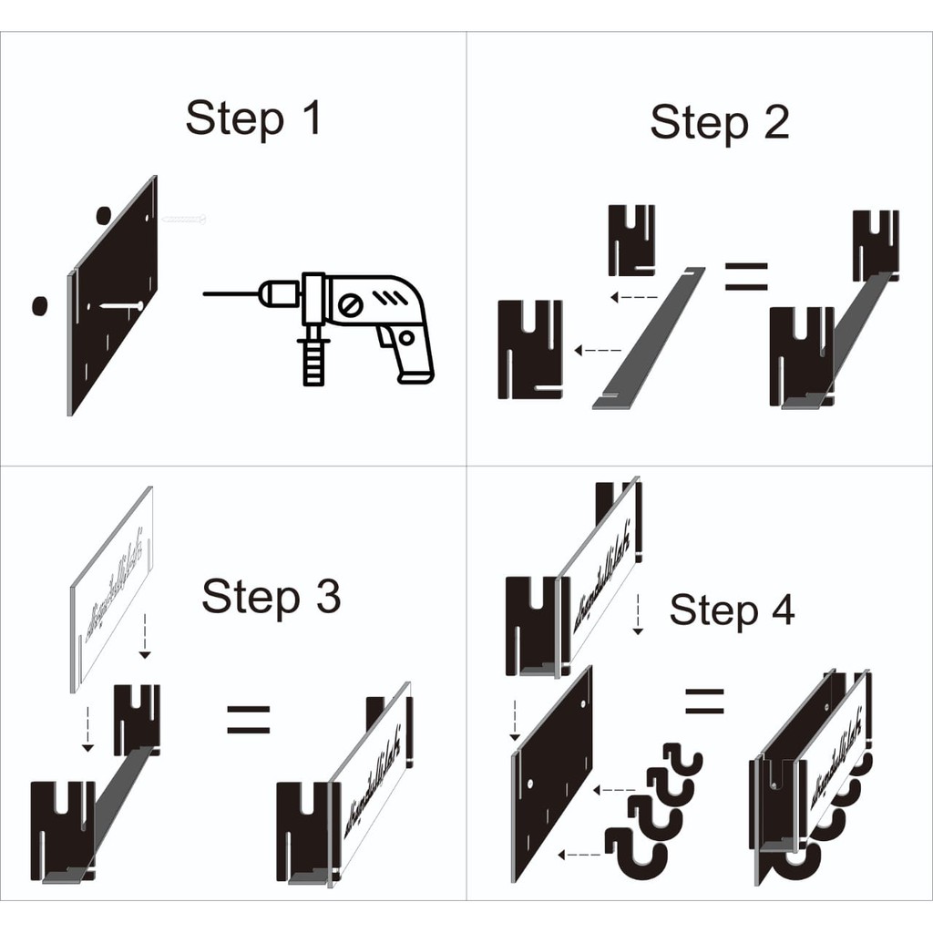 Rak Gantungan Kunci Set Dan Handphone Motif ALHAMDULILAH MB884
