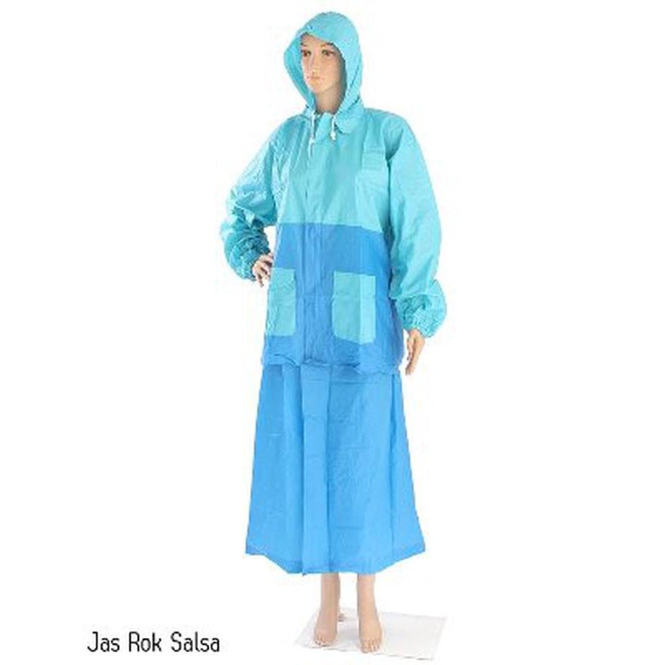 Jas Hujan Muslimah dewasa  Rok Salsa