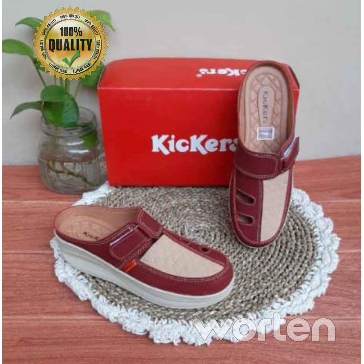 Sepatu sandal wedges wanita terbaru/Sepatu sandal kickers