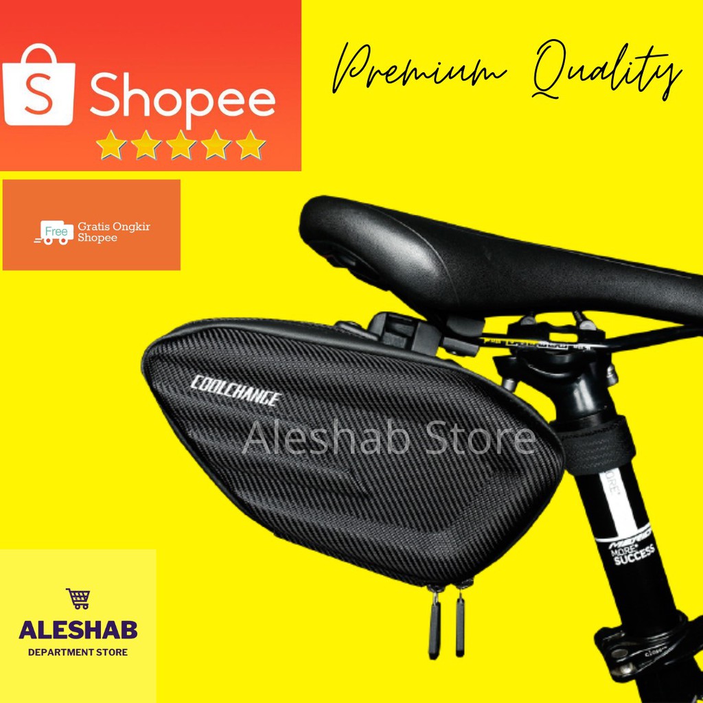 Tas Sepeda Coolchange Waterproof Jok Sepeda Gunung MTB