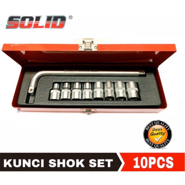 Kunci Shok Socksokshock Set 10 Pcs Solid