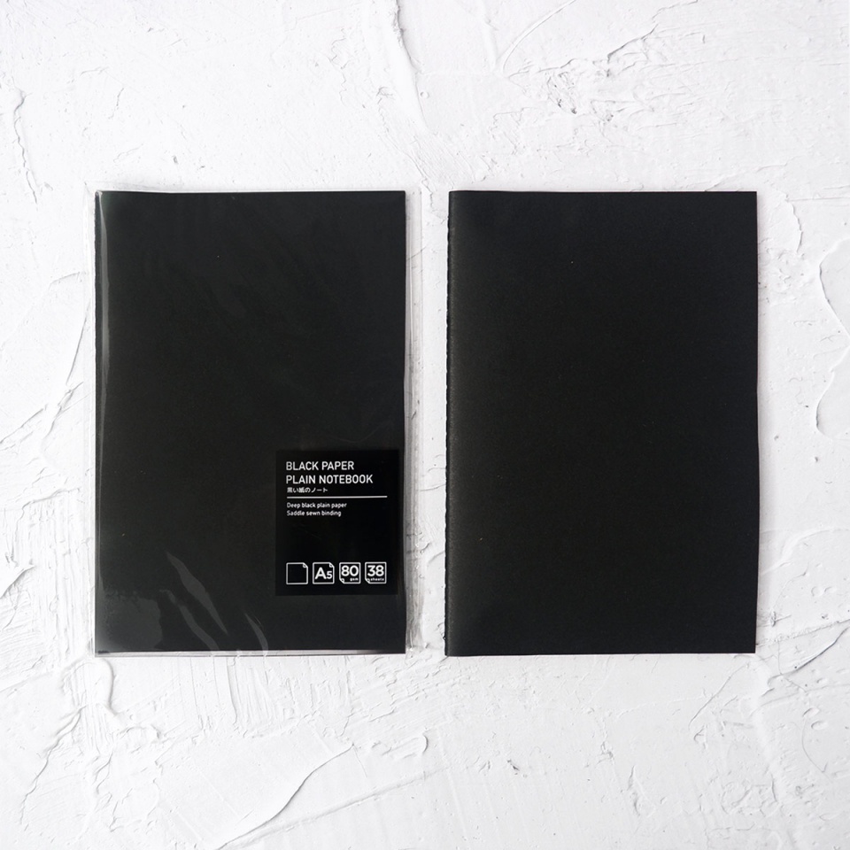

Black Notebook A5 / Notebook Hitam Panmomo A5