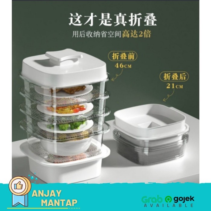 MoveAble Food Layers - 6 Layers Tetap Panas - Anti Lalat Anti Debu