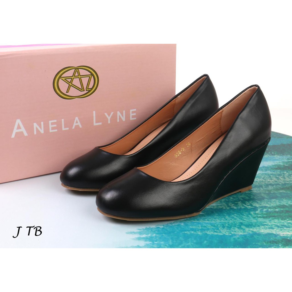 ANELA LYNE WEDGES SHOES SEPATU WANITA TB