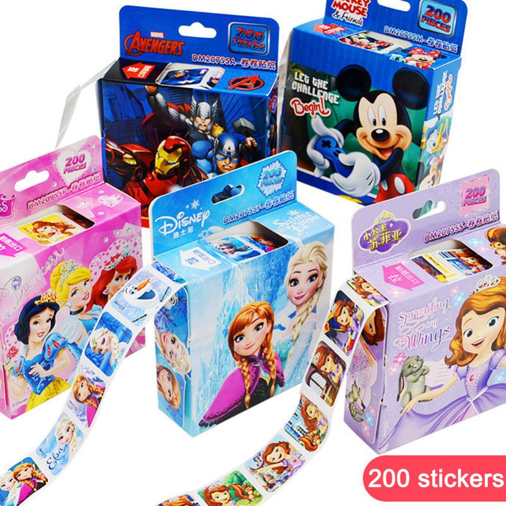 Timekey Stiker Kartun Princess Kreatif DIY Bisa Dilepas Untuk Dekorasi Scrapbook / Notebook A2X2