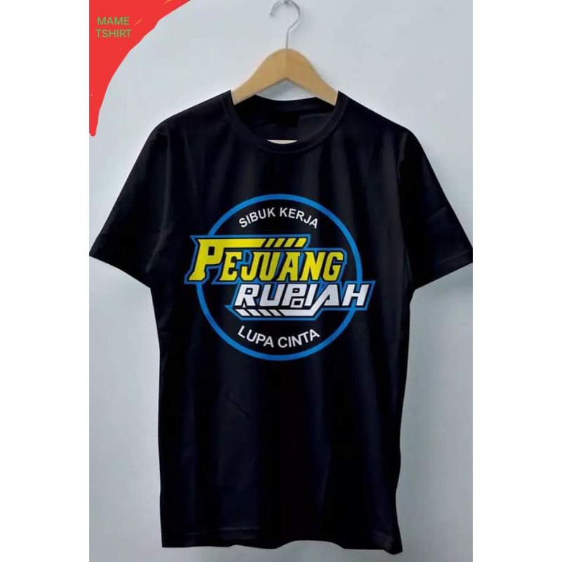 KAOS PEJUANG RUPIAH LUPA CINTA/KAOS PRIAWANITA/KAOS DISTRO
