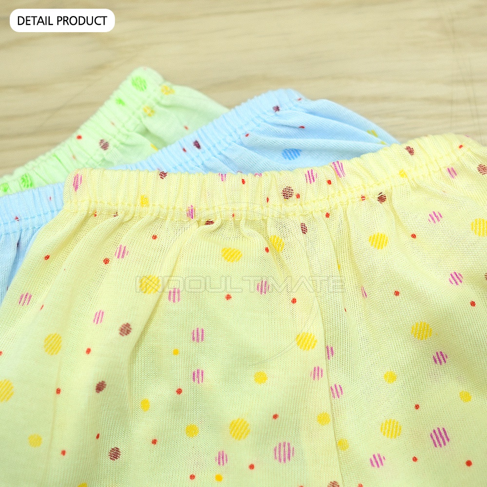 Celana Pendek Bayi isi 6 STANDARD CLBS-601 MIX WARNA Celana Bayi Celana Pendek Laki-laki Perempuan Bawahan pakaian Bayi Baru lahir Celana Bayi baru Lahir Newbor