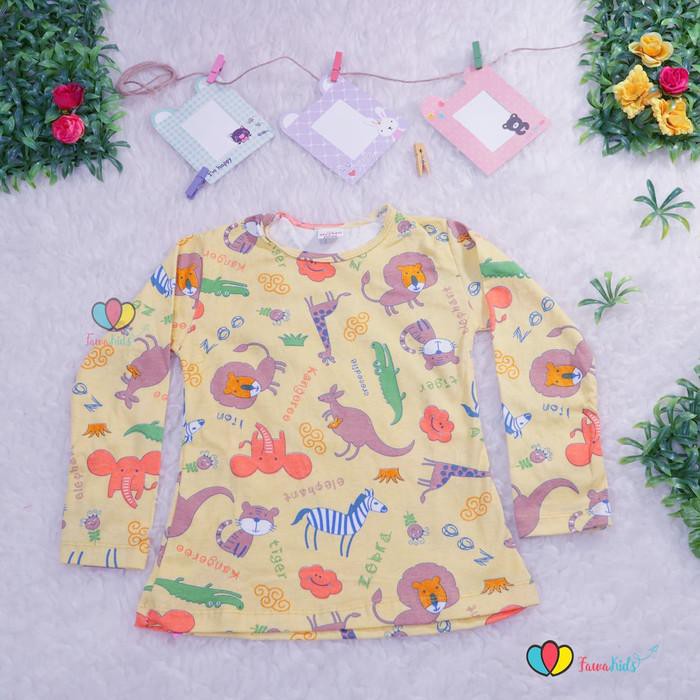 Kaos Lengan Panjang uk 3-4 th / Kaos Anak Cewek Kaos Oskosh Murah - WARNA PUTIH Limited