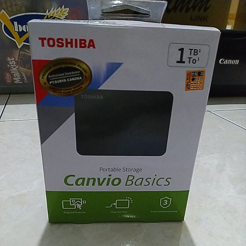HDD EKSTERNAL TOSHIBA BASIC 1TB