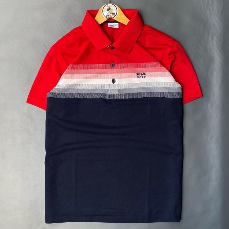 FILA SPORT T-SHIRT Second | Kemeja Lengan Pendek Murah | Sport Shirt Pria Bekas | Kaos Olahraga Fila