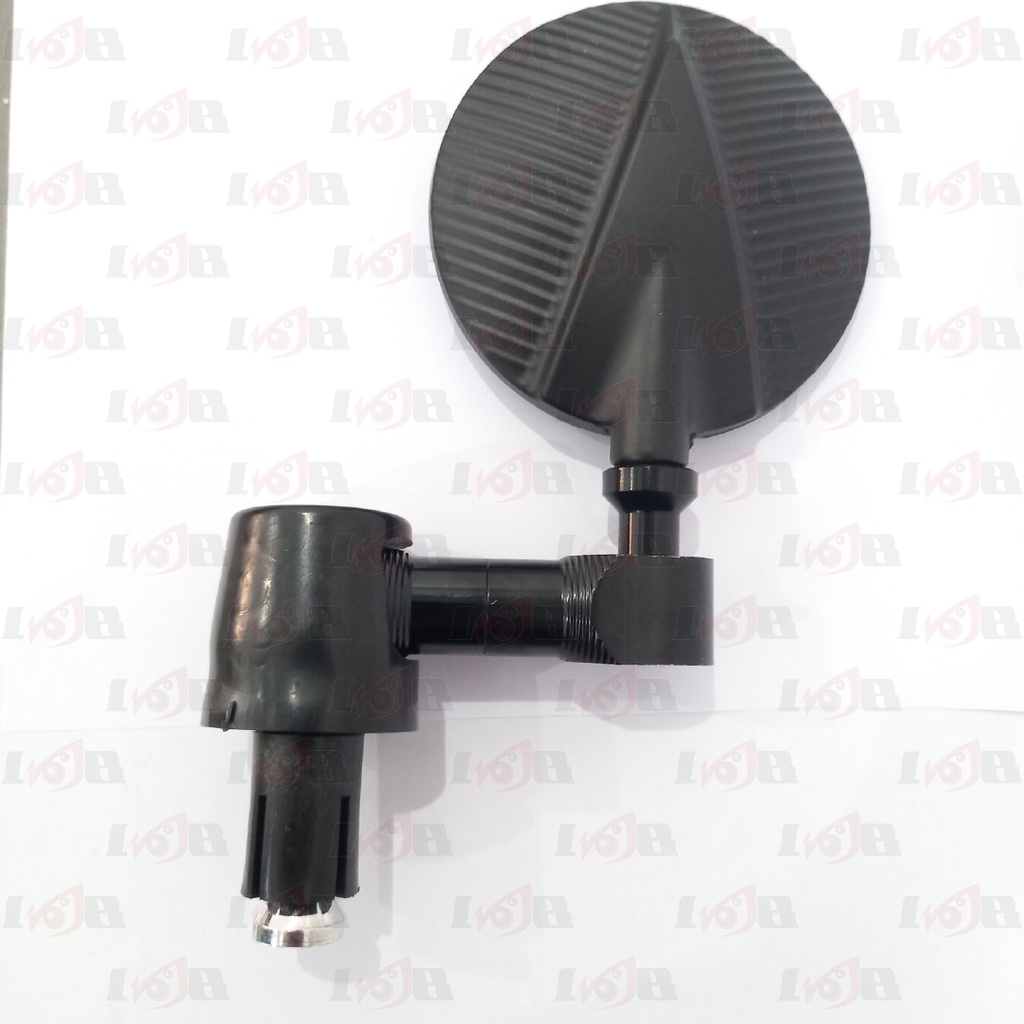 Spion Bandul Jalu Stang Besi Hitam Ring CnC Motor Universal Model Bulat PNP