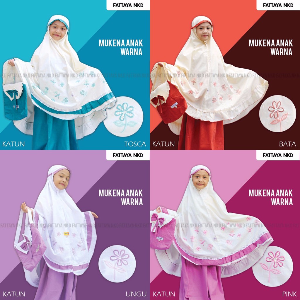 MUKENA ANAK WARNA BY FATTAYA