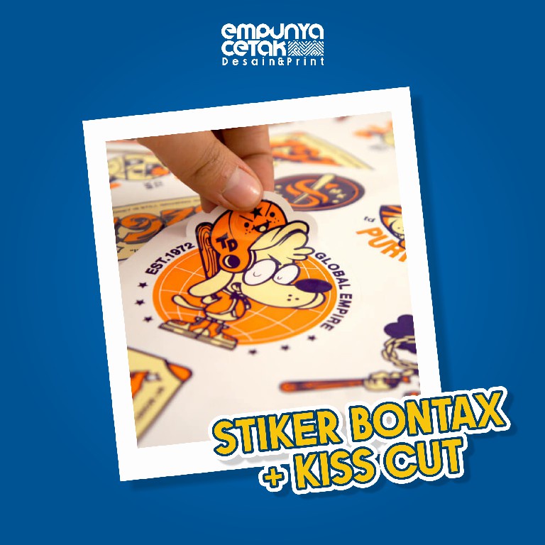 

CETAK STIKER BONTAX + KISS CUT SETENGAH PUTUS MURAH