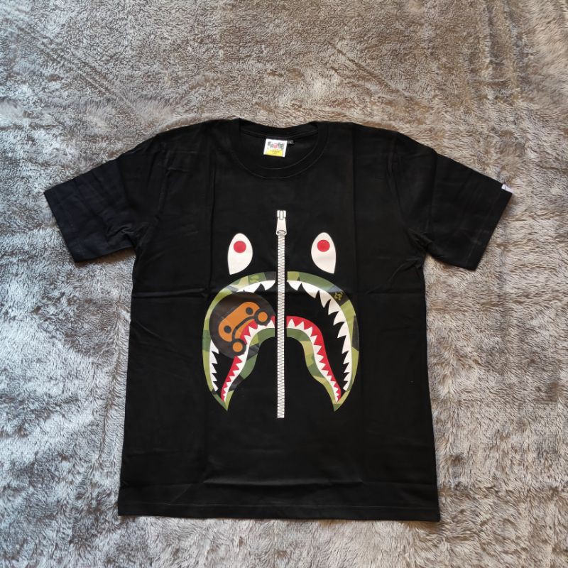 Kaos Tshirt Bape Milo Shark FullTag &amp; Lebel