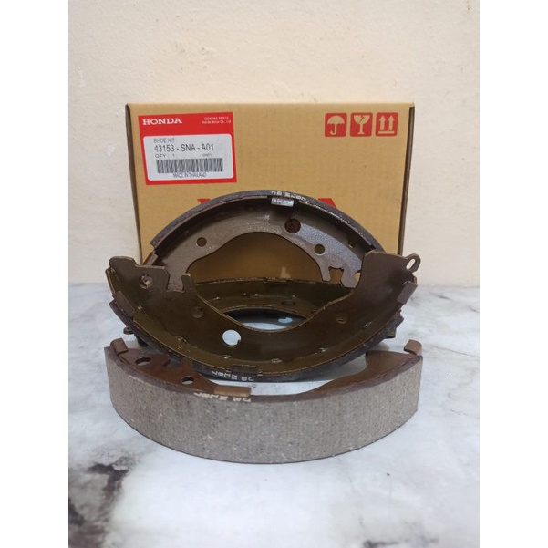 kampas rem belakang mobilio brake shoe mobilio