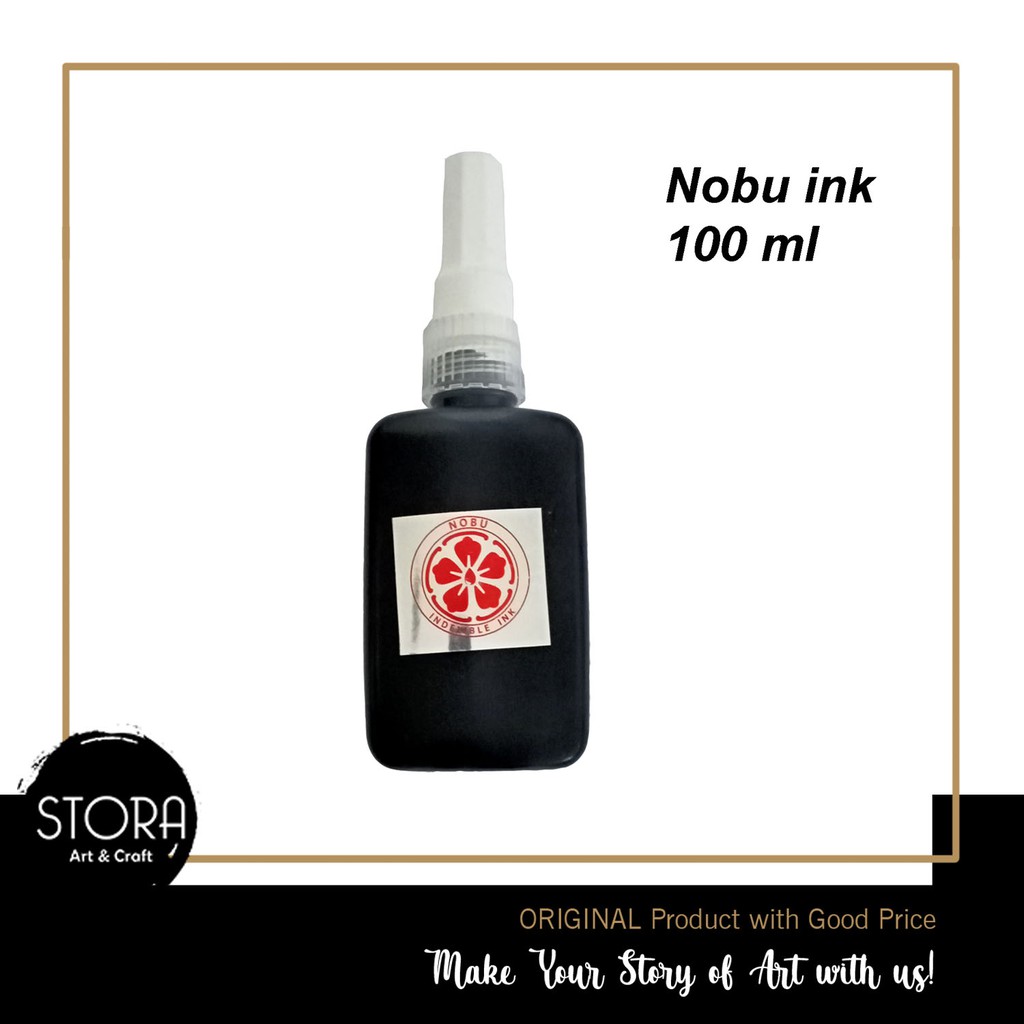 

Tinta Stempel Permanen Plastik - Foil Aluminium Kemasan - Nobu Ink