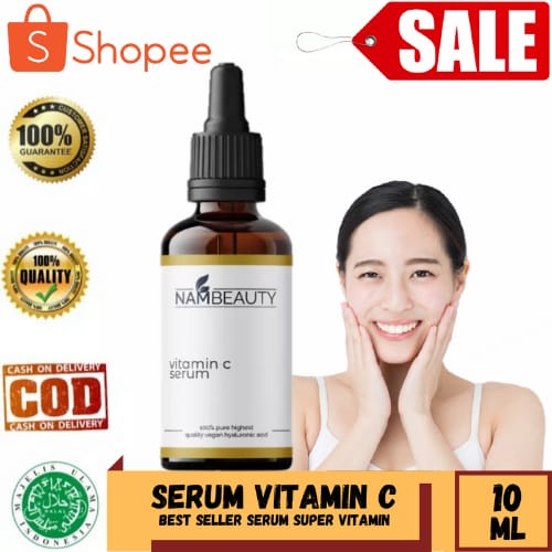 NAM VITAMIN C SERUM - Serum pencerah, Serum khusus jerawat, serum penghilang bekas jerawat, BPOM, sc