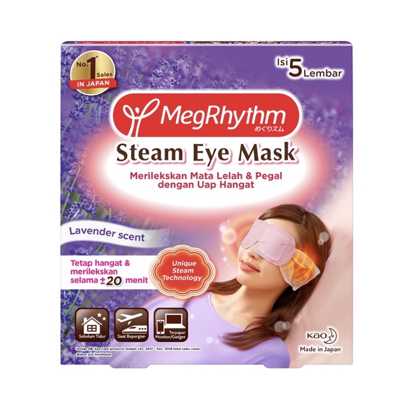 MegRhythm Masker Mata Steam Eye Mask