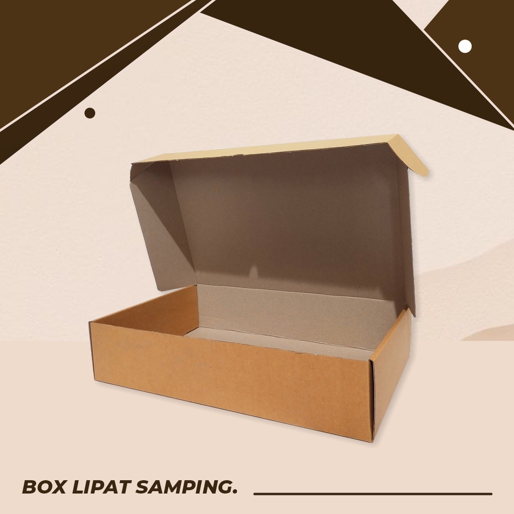 

BOX/KARDUS LIPAT SAMPING UK. 45 x 30 x 10 cm - Karton/Polos/GiftBox/Packaging/Souvenir/Clothes