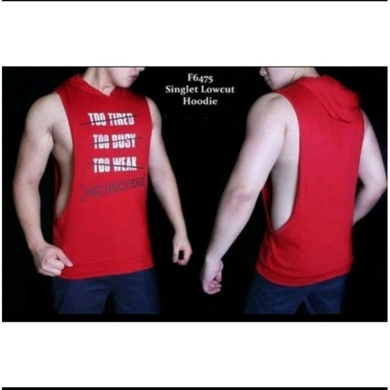 Singlet Hoddie Low cut / Singlet Low cut gym