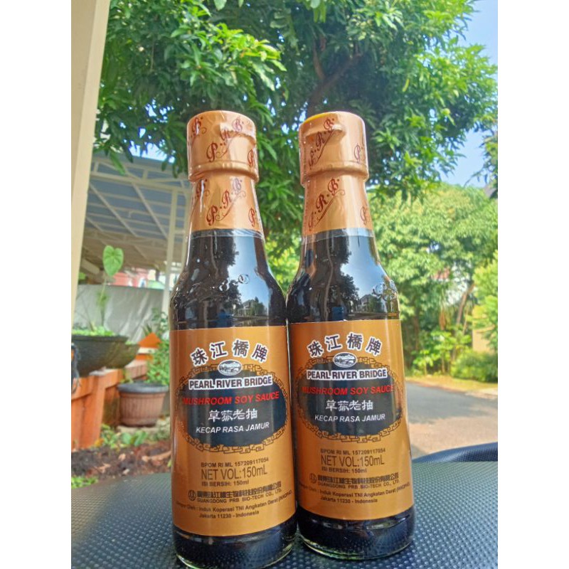 

PRB Mushroom Soy Sauce / Pearl River Bridge / Kecap Rasa Jamur 150 Ml