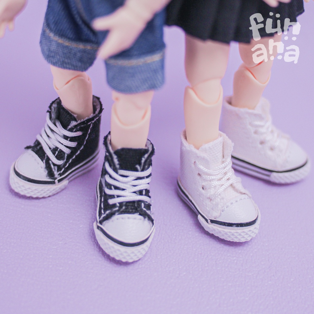Sepatu Shoes Canvas High Chucks OB11 YMY Nendoroid 1/12