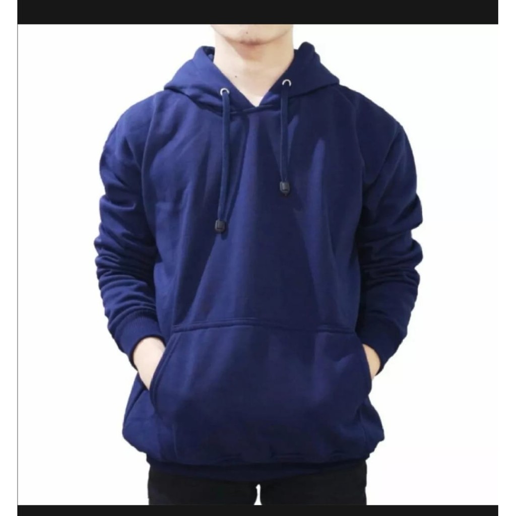 Amspro Sweater polos pria hoodie pria hoodie fleece polos sweater pria