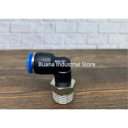 Pneumatic, ELBOW FITTING 6MM X G 1/4