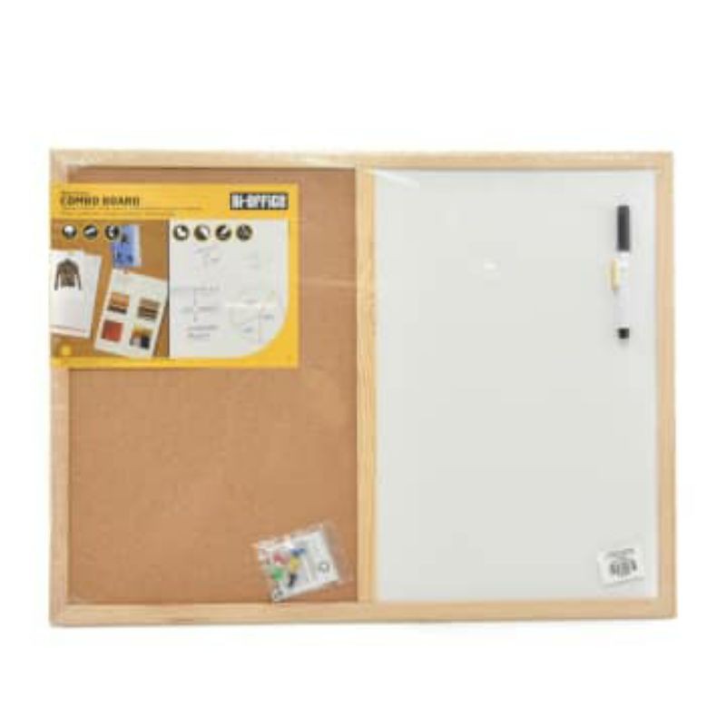 

Bi-Silque Papan Buletin Kombinasi White Board 90x60 Cm