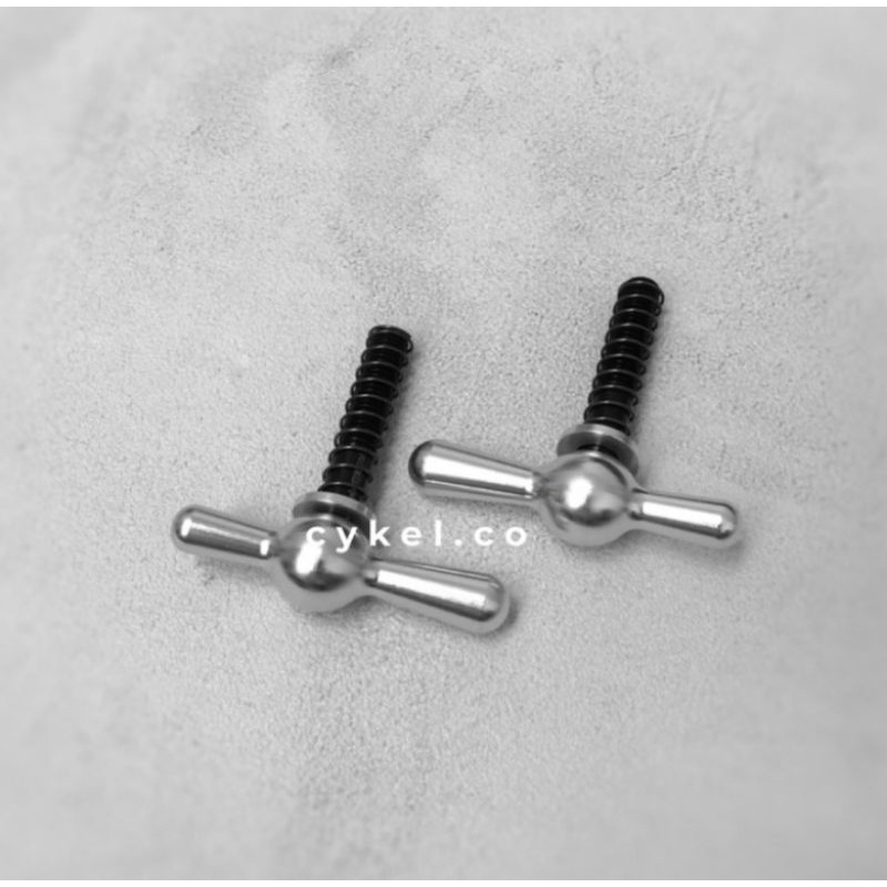 aceoffix hinge clamp vintage silver for brompton