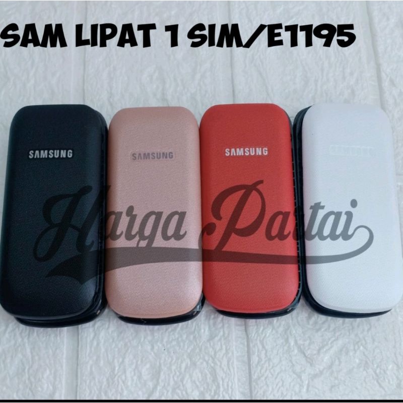 CASING KESING FULLSET SAMSUNG E1190 / E1195 / SAMSUNG LIPAT 1SIM SINGLE SIM ORIGINAL