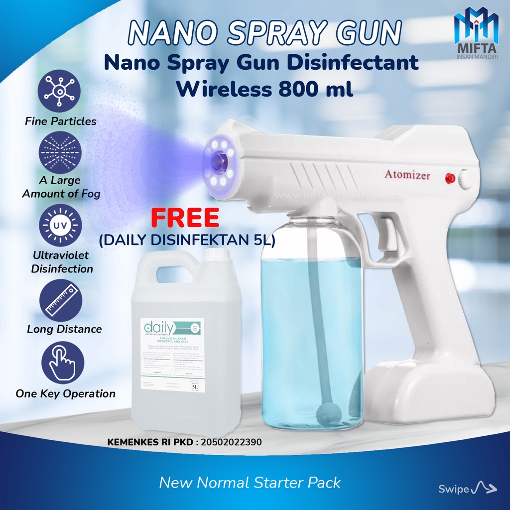 NANO SPRAY GUN / ATOMIZER YJ-01 / SPRAYER ELEKTRIK / SPRAY GUN / ORIGINAL NANO GUN SPRAYER / YJ01