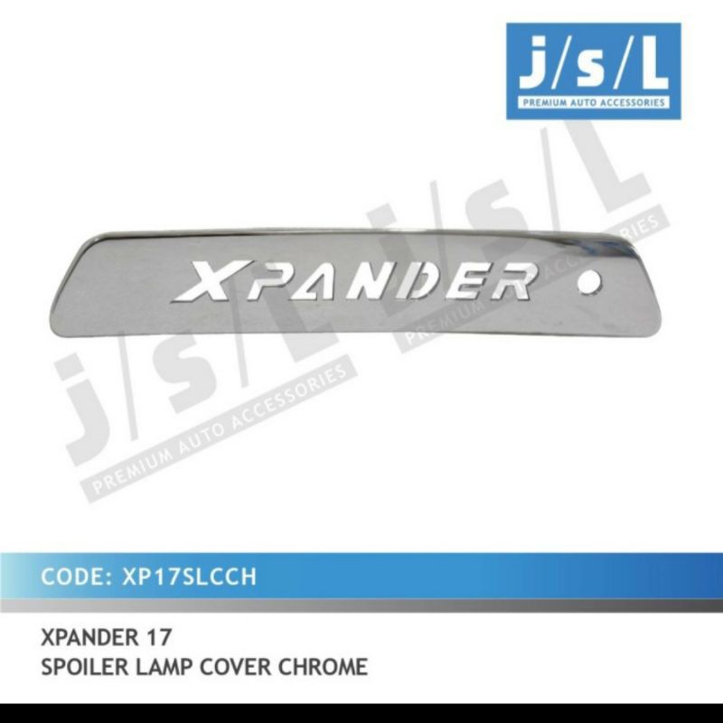 cover spoiler lamp Xpander cover lampu spoiler Xpander Hitam Chrome jsl