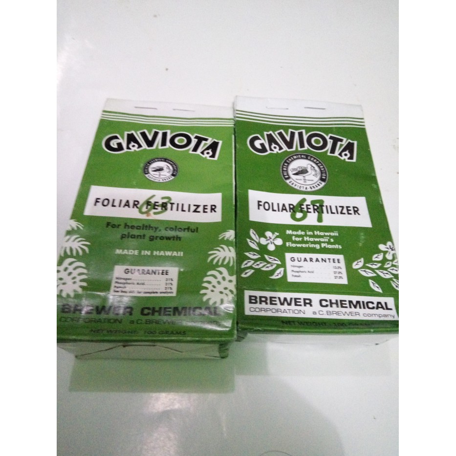 

pupuk gaviota 67 100grm untuk bunga dan buah Berkualitas