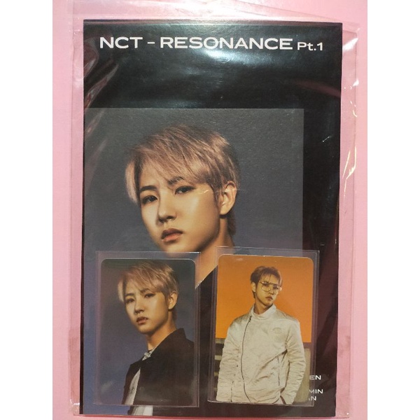 Nct resonance photo frame + pc set renjun merch