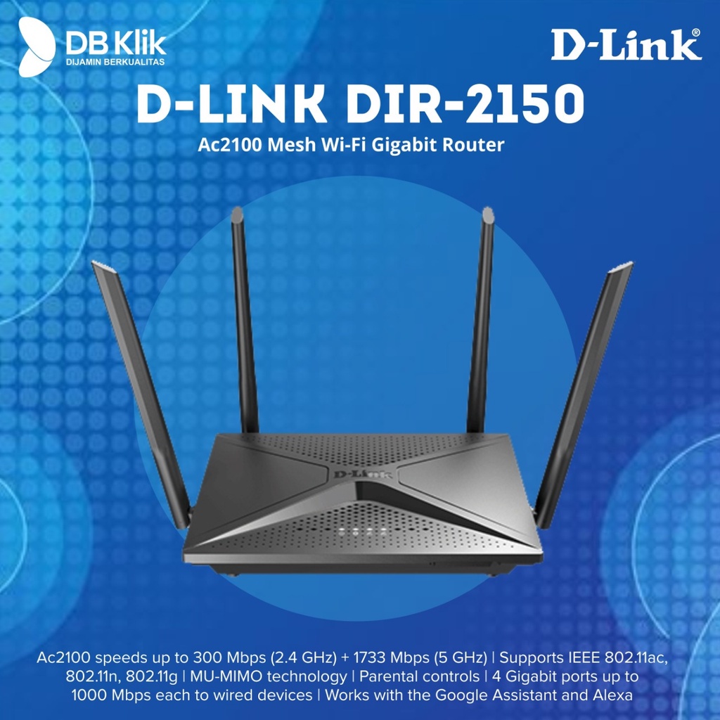 Router D-Link DIR-2150 AC2100 Mesh WiFi Gigabit-DLink DIR2150 DualBand