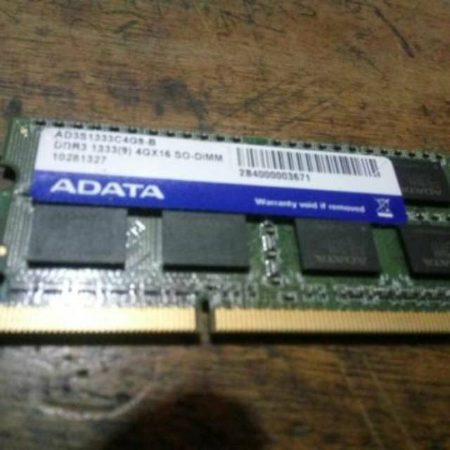 Ram memori Laptop sodimm 4GB sodimm DDR3 1.5v