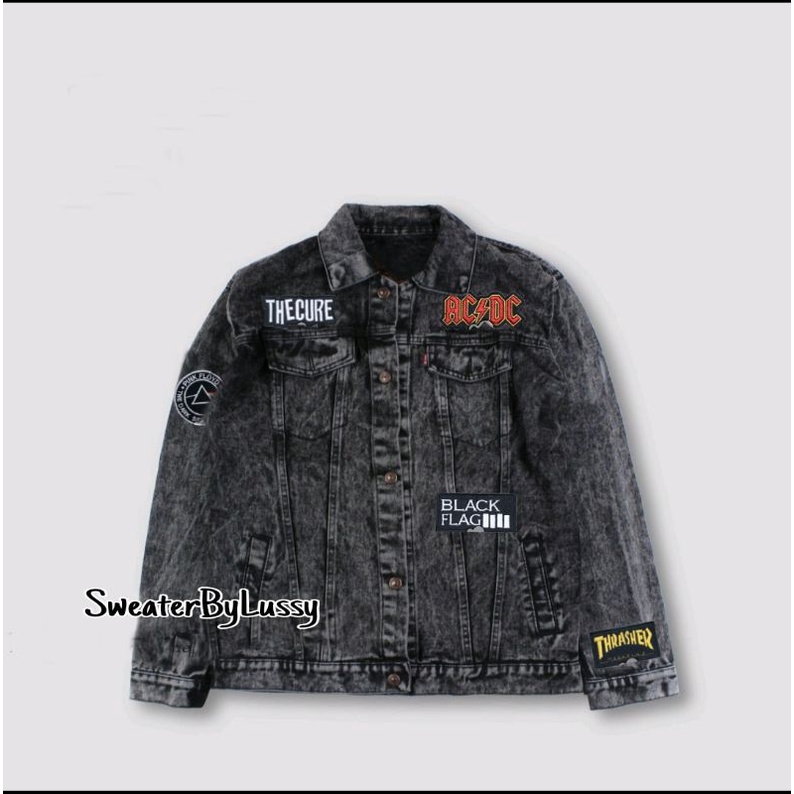 COD JAKET LEVI SANDWASH SMTH JAKET LEVIS SANWASH JAKET JEANS PRIA