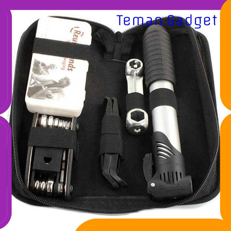 TG-IB430 TaffSPORT Perlengkapan Reparasi Sepeda Tambal Ban 16 in 1 - TBS-16