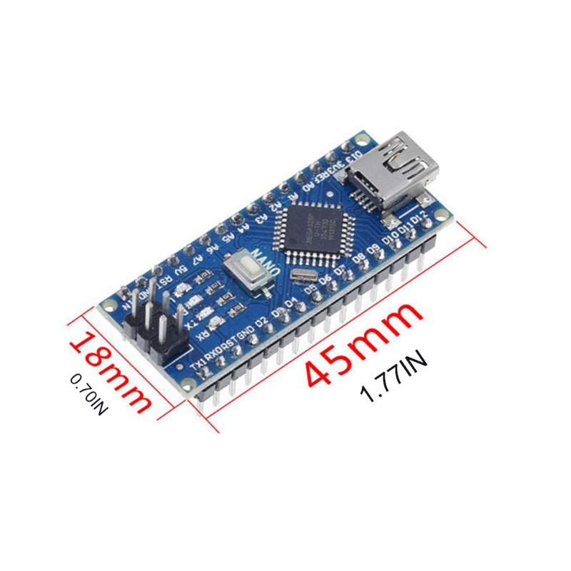 Btsg Untuk Nano V-3.0 ATmega328P CH340G Micro-controller Board 5V 16M Mini USB Untuk Ar-d