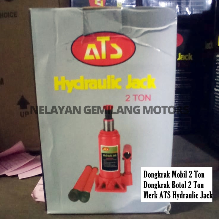 Dongkrak Mobil 2 Ton, Dongkrak Botol 2 Ton ATS Hydraulic Jack