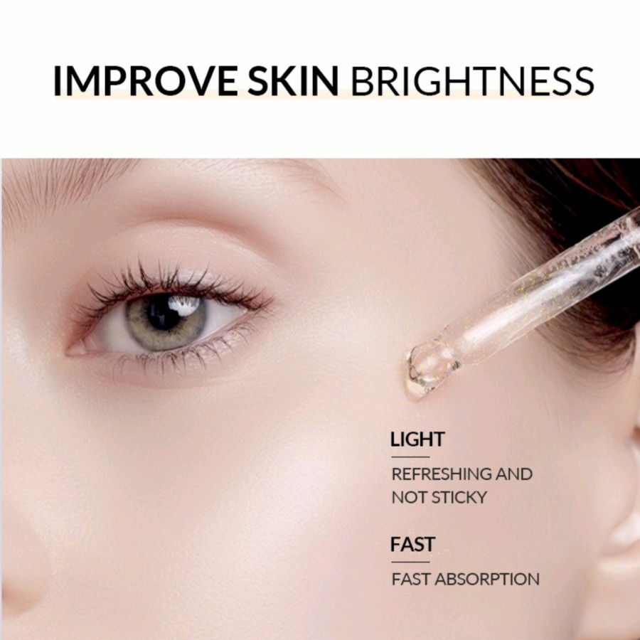 BIOAQUA SERUM WAJAH EMAS 24K GOLD SKIN CARE SERUM BRIGHTENING ESSENCE BPOM