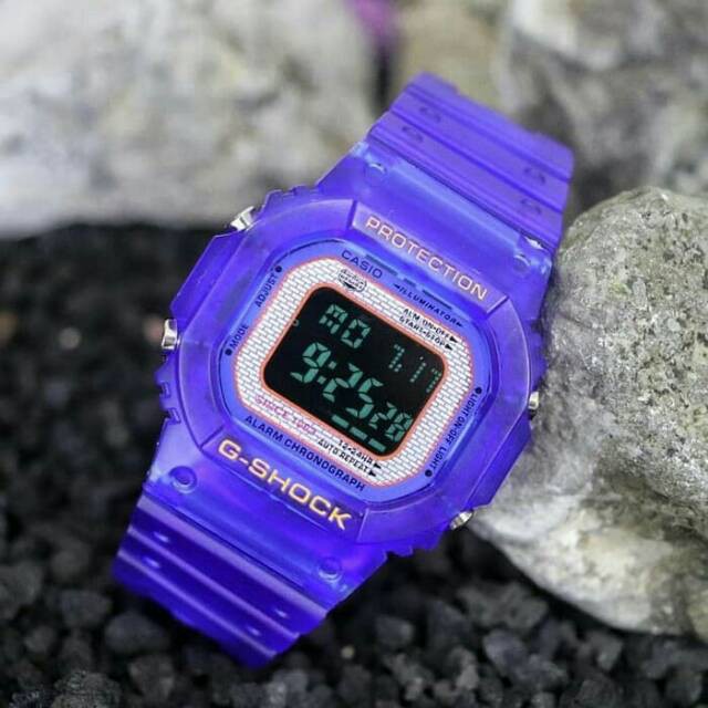 JAM TANGAN CASIO GSHOCK DW 5600 TRANSPARAN BEST SELER